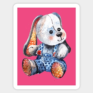 Dog Stuffed Watercolor Sticker